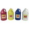 School Smart Washable Tempera Paint Set, Assorted Colors, Gallon Set of 4